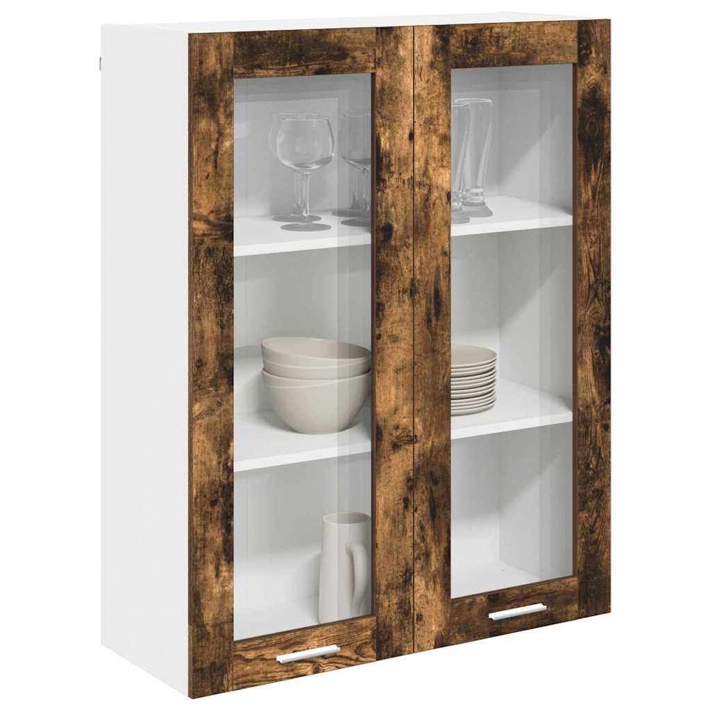 Armadio pensile Rovere fumÃ© 80 x 31 x 100 cm Legno multistrato