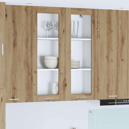 Armadio pensile con porta Rovere artigianale 80 x 31 x 100 cm