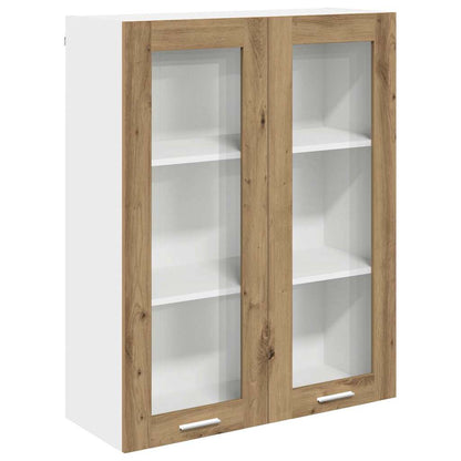 Armadio pensile con porta Rovere artigianale 80 x 31 x 100 cm
