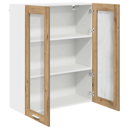 Armadio pensile con porta Rovere artigianale 80 x 31 x 100 cm