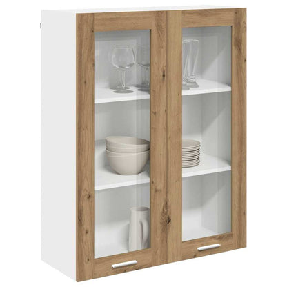 Armadio pensile con porta Rovere artigianale 80 x 31 x 100 cm
