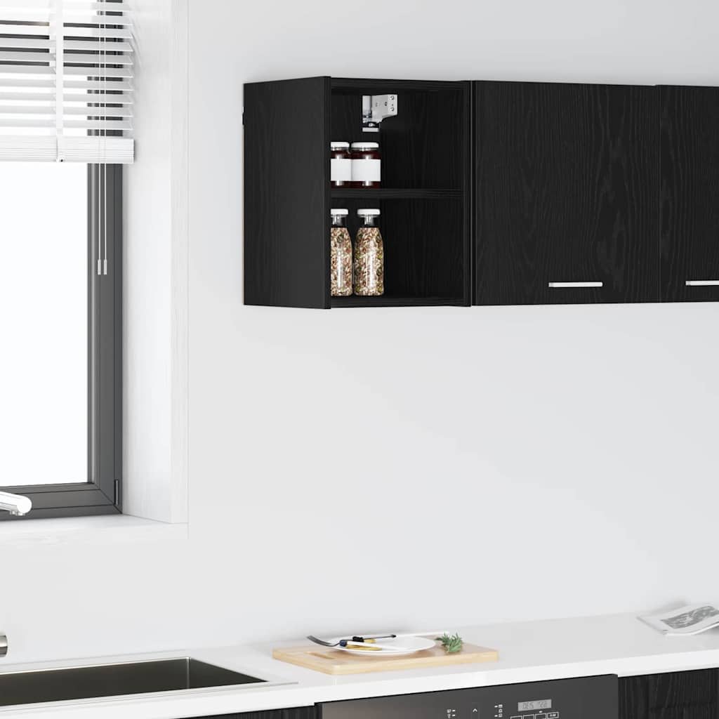 Armadio pensile Rovere Nero 30 x 29,5 x 40 cm Legno multistrato