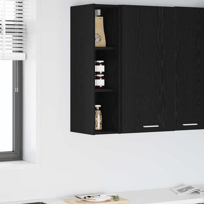 Armadio pensile Rovere Nero 20 x 29,5 x 80 cm Legno multistrato