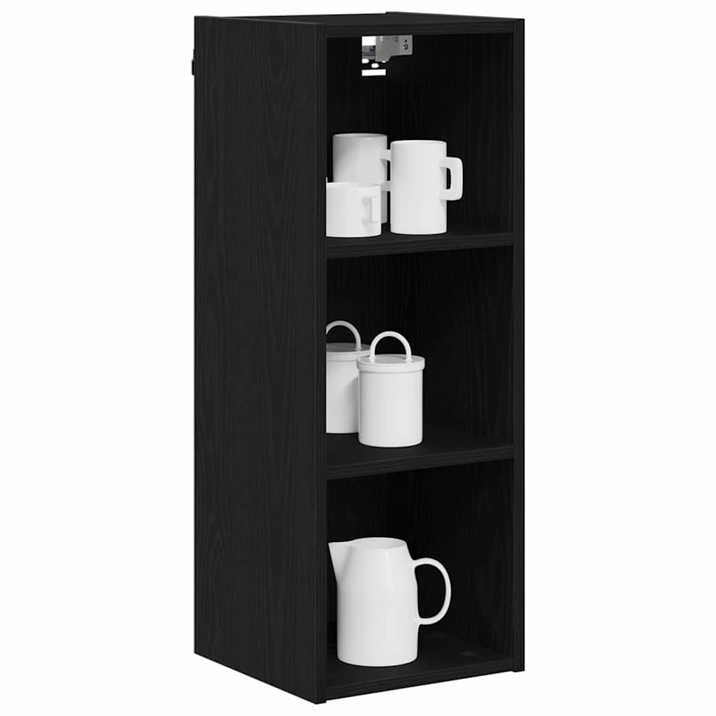 Armadio pensile Rovere Nero 30 x 29,5 x 80 cm Legno multistrato