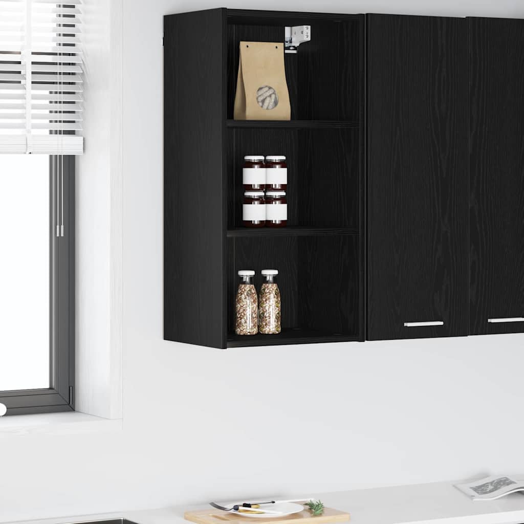 Armadio pensile Rovere Nero 40 x 29,5 x 80 cm Legno multistrato