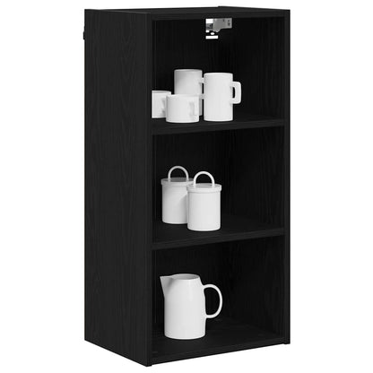 Armadio pensile Rovere Nero 40 x 29,5 x 80 cm Legno multistrato
