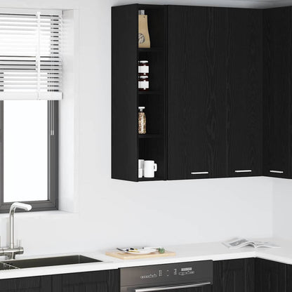 Armadio pensile Rovere Nero 20 x 29,5 x 100 cm