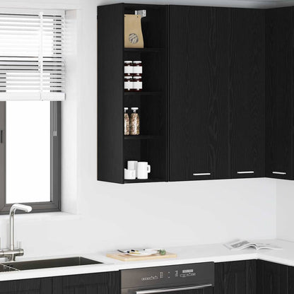 Armadio pensile Rovere Nero 30 x 29,5 x 100 cm
