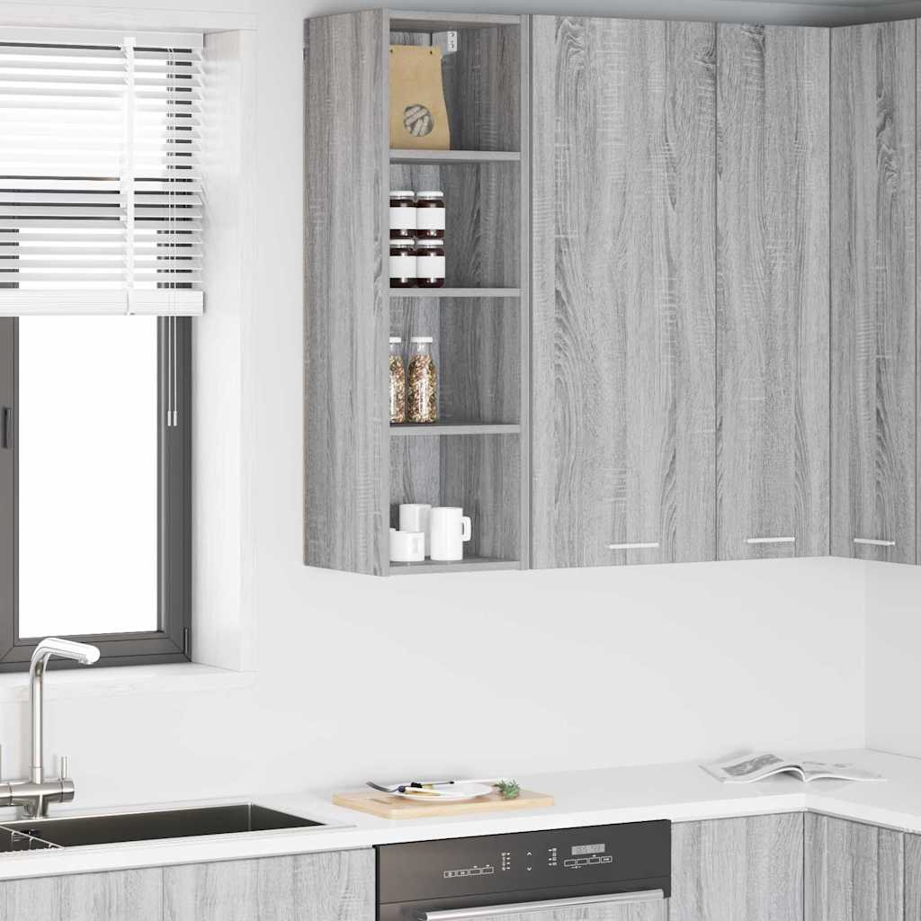 Armadio pensile Grigio Sonoma 30 x 29,5 x 100 cm