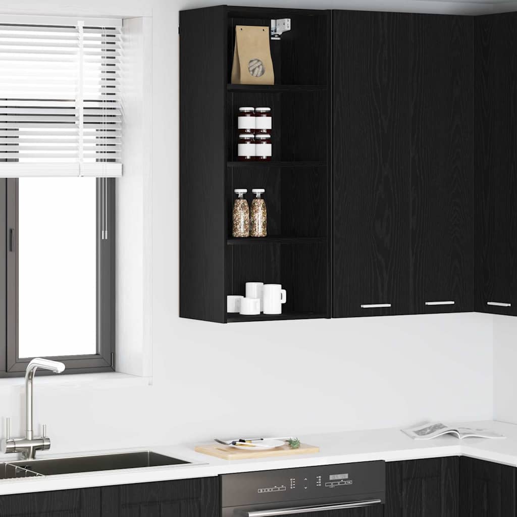 Armadio pensile Rovere Nero 40 x 29,5 x 100 cm