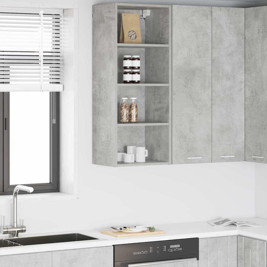 Armadio pensile Grigio cemento 40 x 29,5 x 100 cm