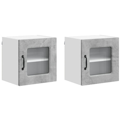 Mobile da cucina Kalmar 2 pcs Grigio cemento 40 x 31 x 40 cm