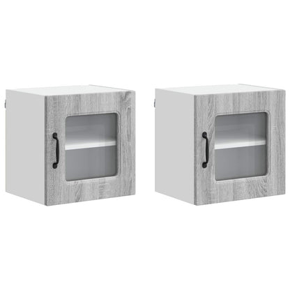 Mobile da cucina Kalmar 2 pcs Grigio Sonoma 40 x 31 x 40 cm