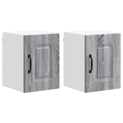 Mobile da cucina Kalmar 2 pcs Grigio Sonoma 30 x 31 x 40 cm