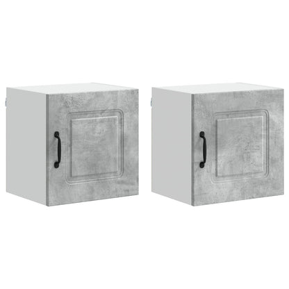 Mobile da cucina Kalmar 2 pcs Grigio cemento 40 x 31 x 40 cm