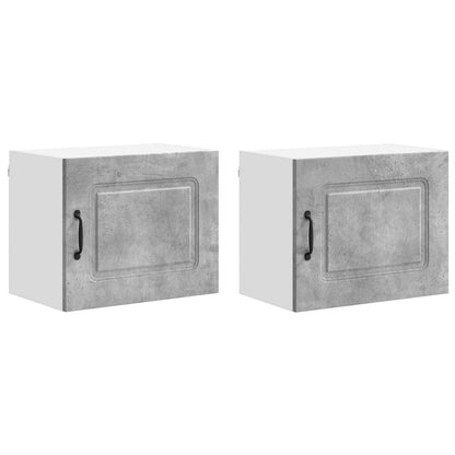 Mobile da cucina Kalmar 2 pcs Grigio cemento 50 x 31 x 40 cm