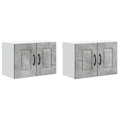 Mobile da cucina Kalmar 2 pcs Grigio cemento 60 x 31 x 40 cm