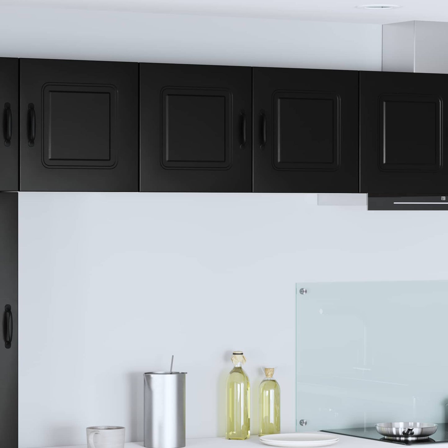 Mobile da cucina Kalmar Nero 80 x 31 x 40 cm Legno multistrato