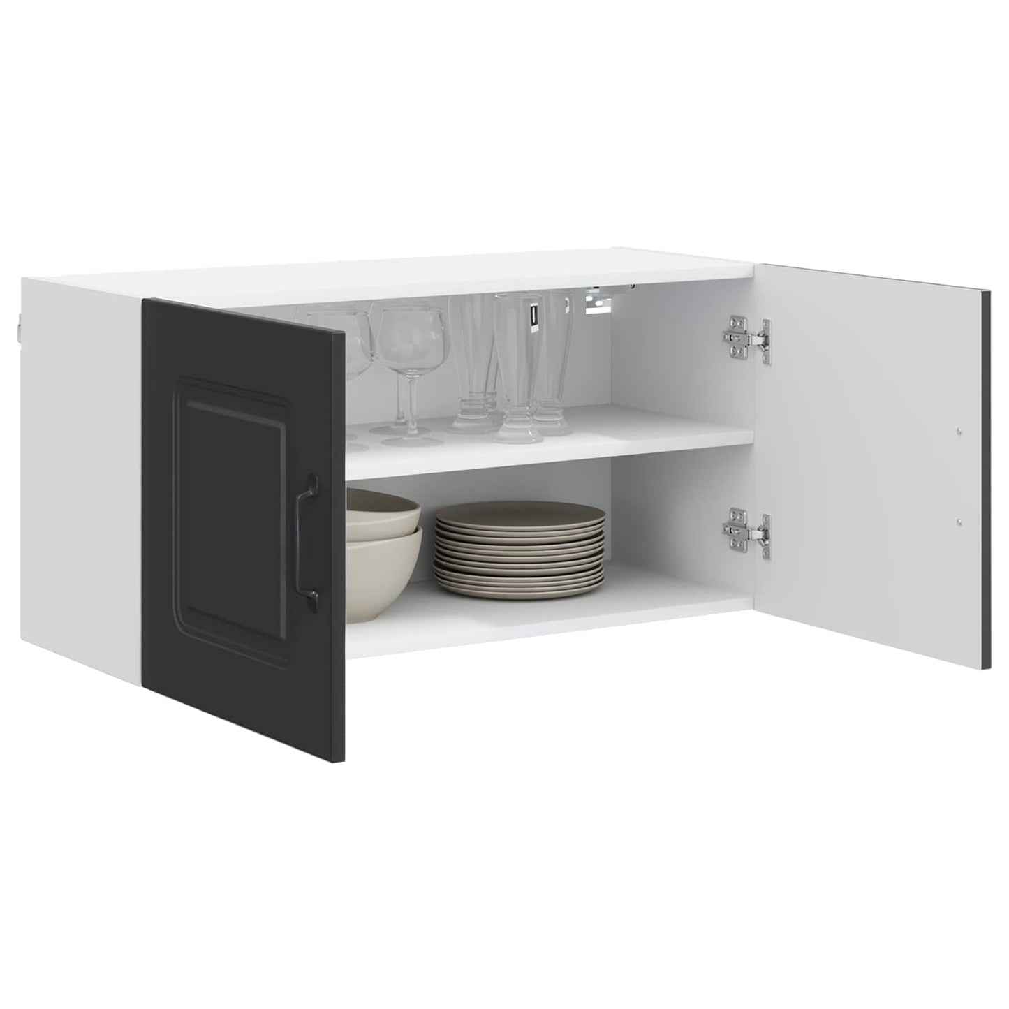 Mobile da cucina Kalmar Nero 80 x 31 x 40 cm Legno multistrato