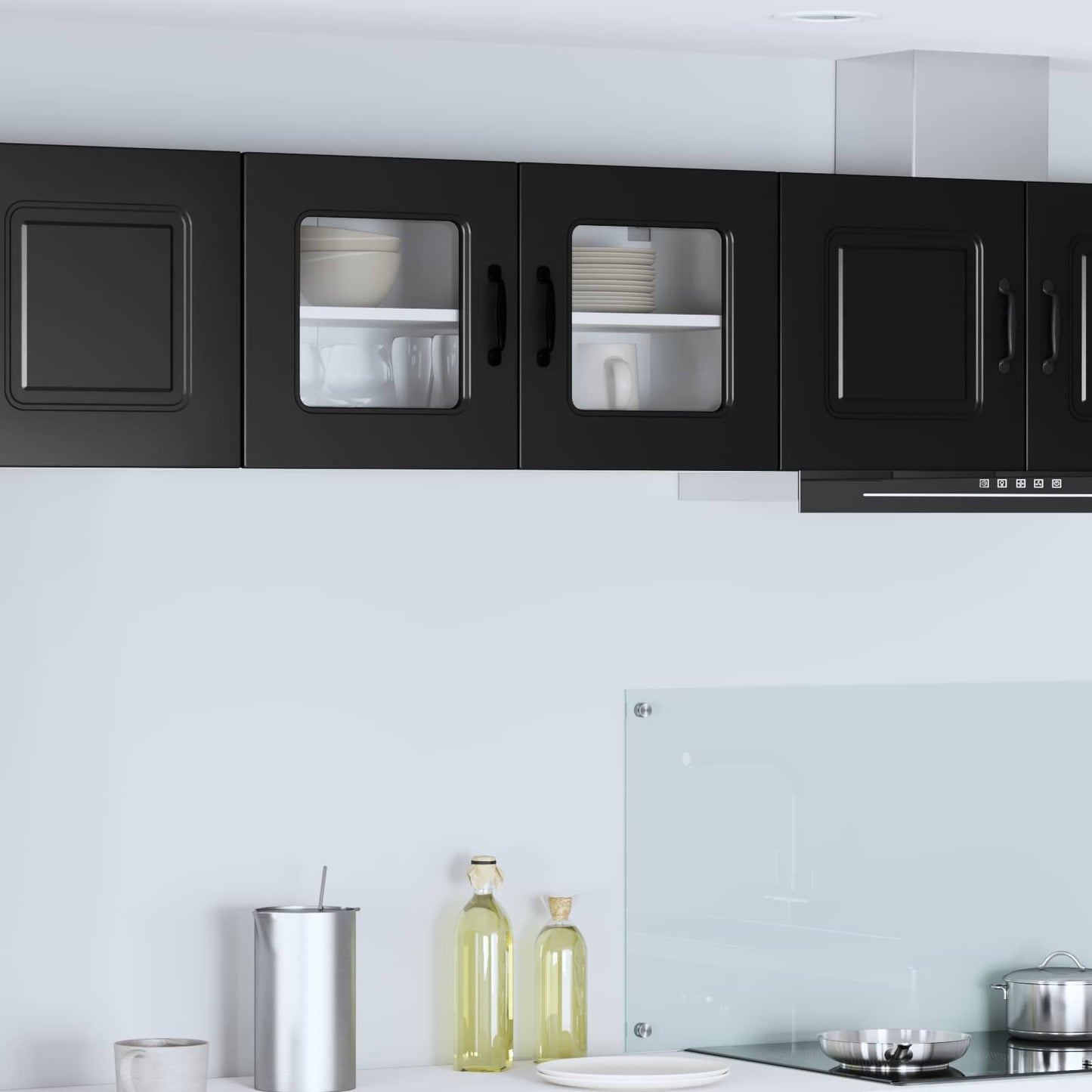 Mobile da cucina Kalmar Nero 80 x 31 x 40 cm Legno multistrato