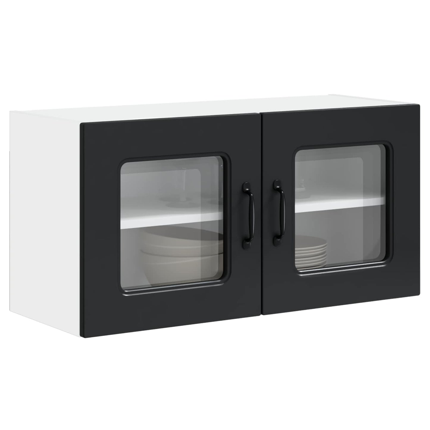 Mobile da cucina Kalmar Nero 80 x 31 x 40 cm Legno multistrato