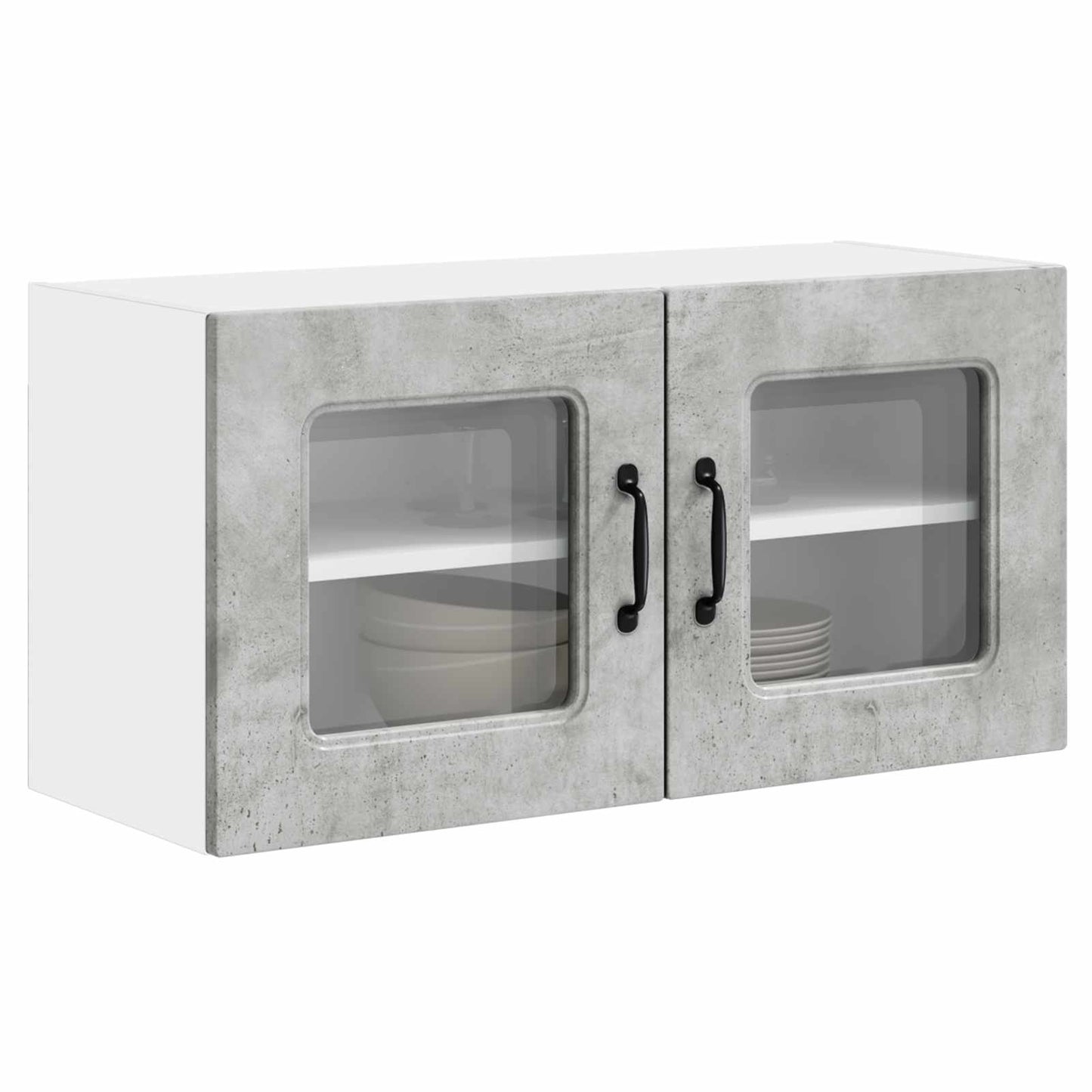 Mobile da cucina Kalmar Grigio cemento 80 x 31 x 40 cm