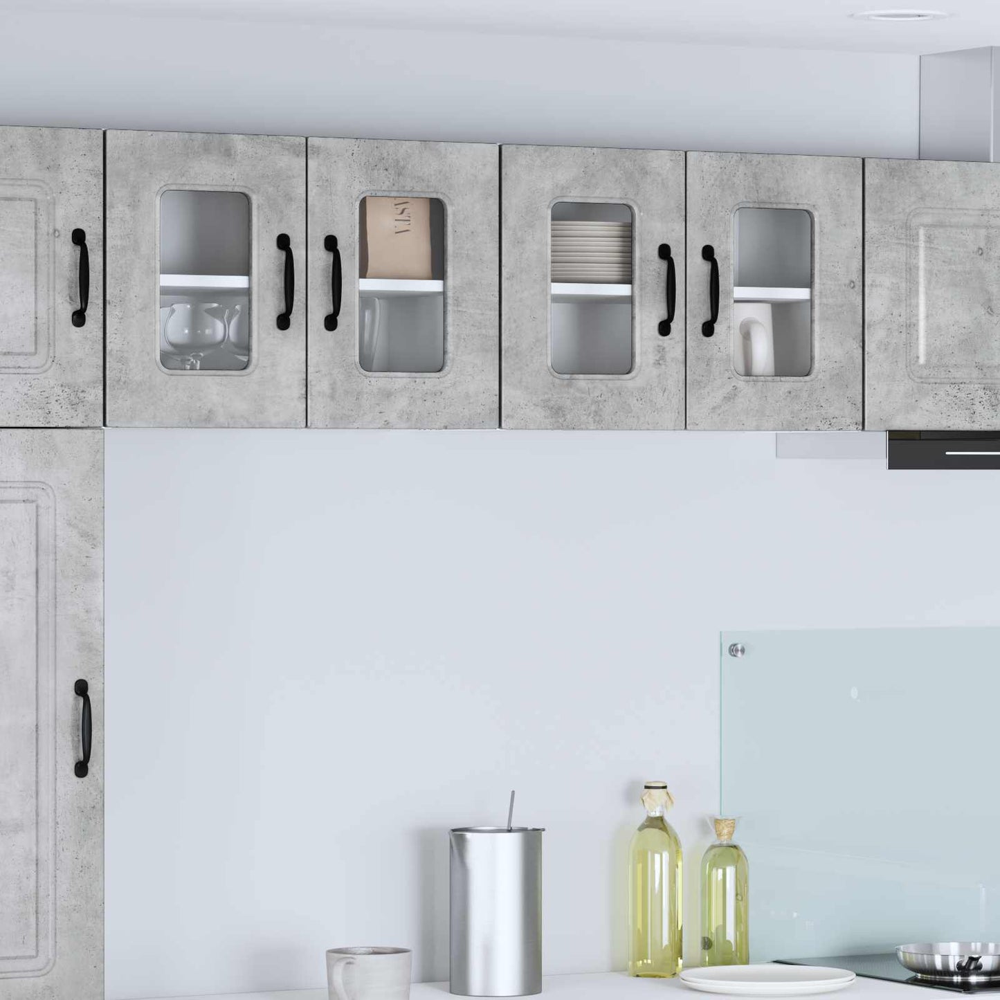 Mobile da cucina Kalmar Grigio cemento 60 x 31 x 40 cm