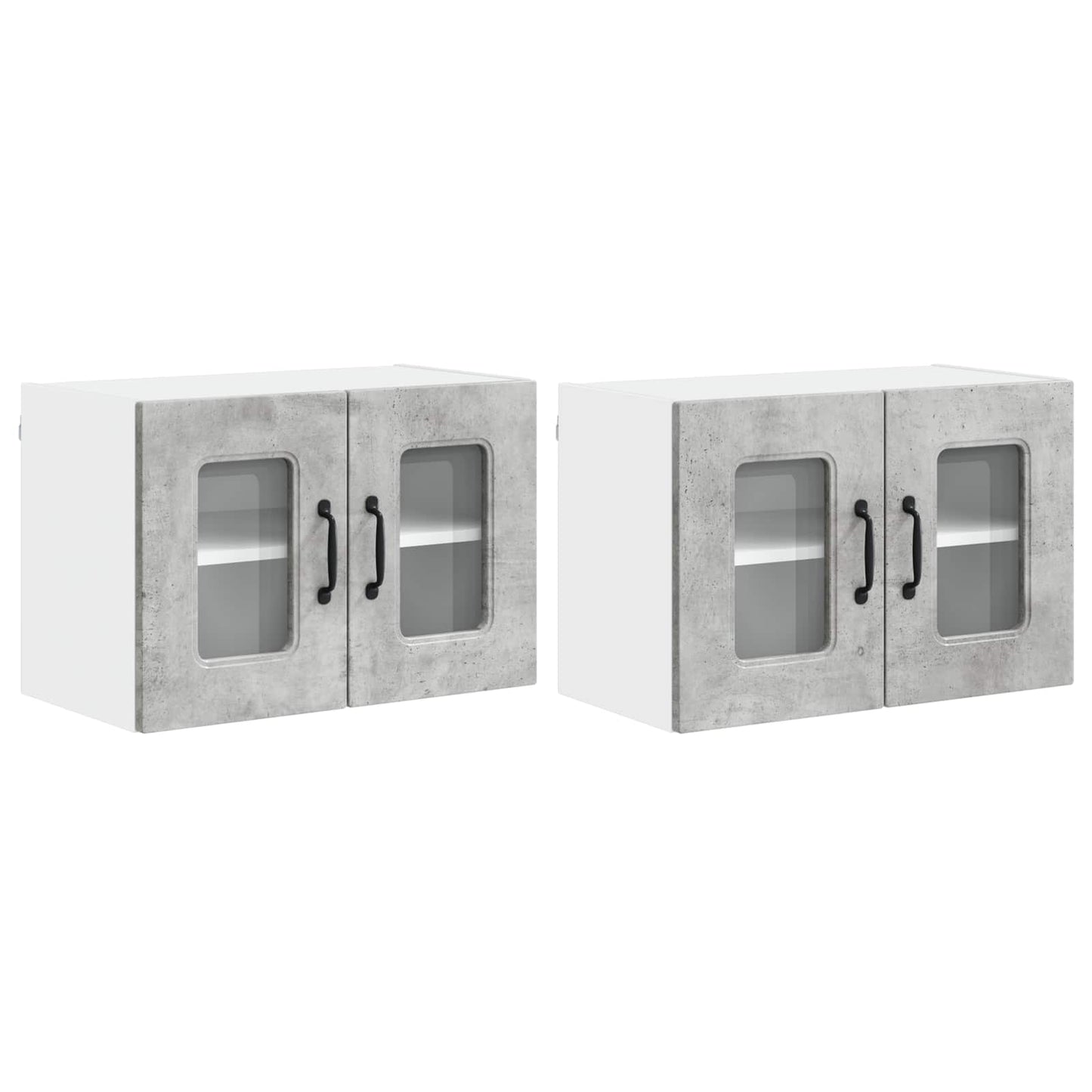 Mobile da cucina Kalmar 2 pcs Grigio cemento 60 x 31 x 40 cm