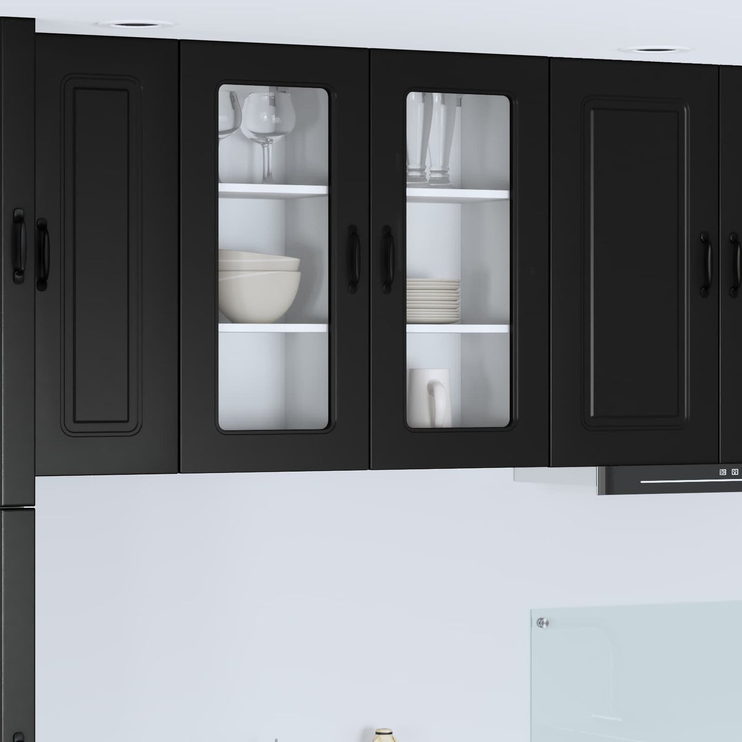 Mobile da cucina Kalmar Nero 40 x 31 x 80 cm Legno multistrato