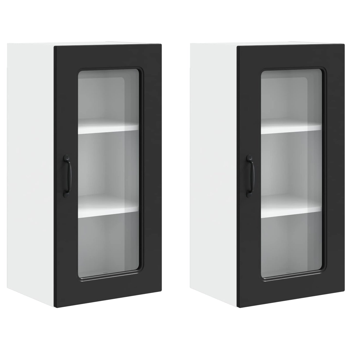 Mobile da cucina Kalmar 2 pcs Nero 40 x 31 x 80 cm