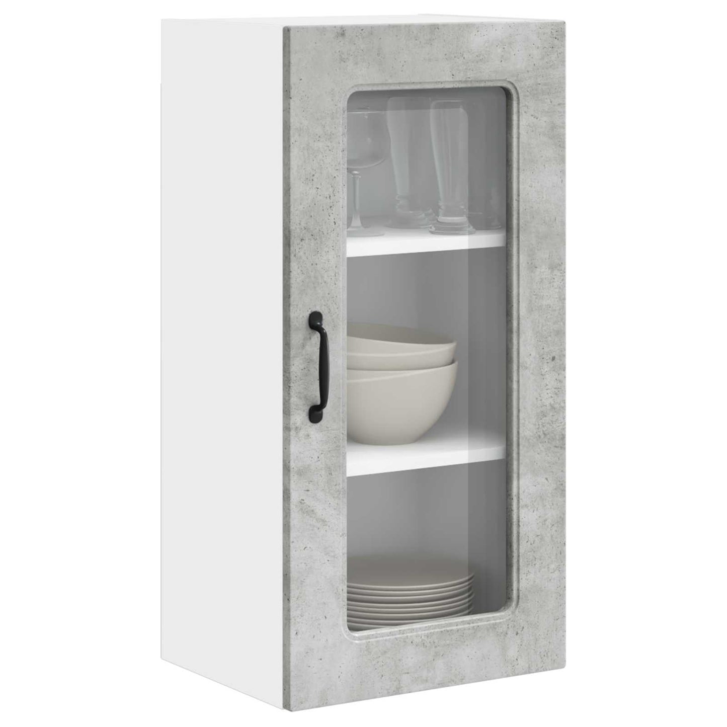 Mobile da cucina Kalmar 2 pcs Grigio cemento 40 x 31 x 80 cm
