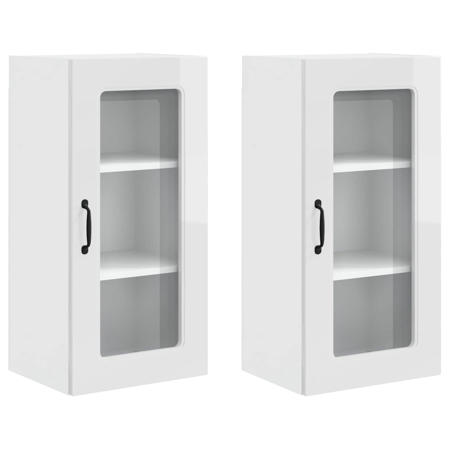 Mobile da cucina Kalmar 2 pcs Bianco Lucido 40 x 31 x 80 cm