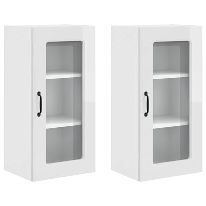 Mobile da cucina Kalmar 2 pcs Bianco Lucido 40 x 31 x 80 cm