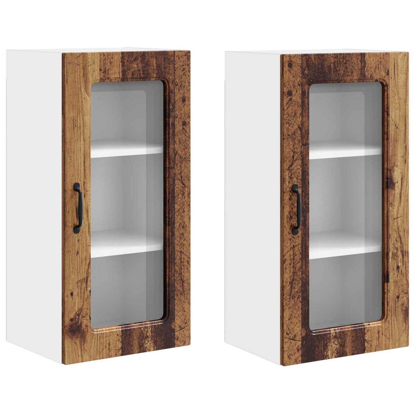 Mobile da cucina Kalmar 2 pcs Legno vecchio 40 x 31 x 80 cm