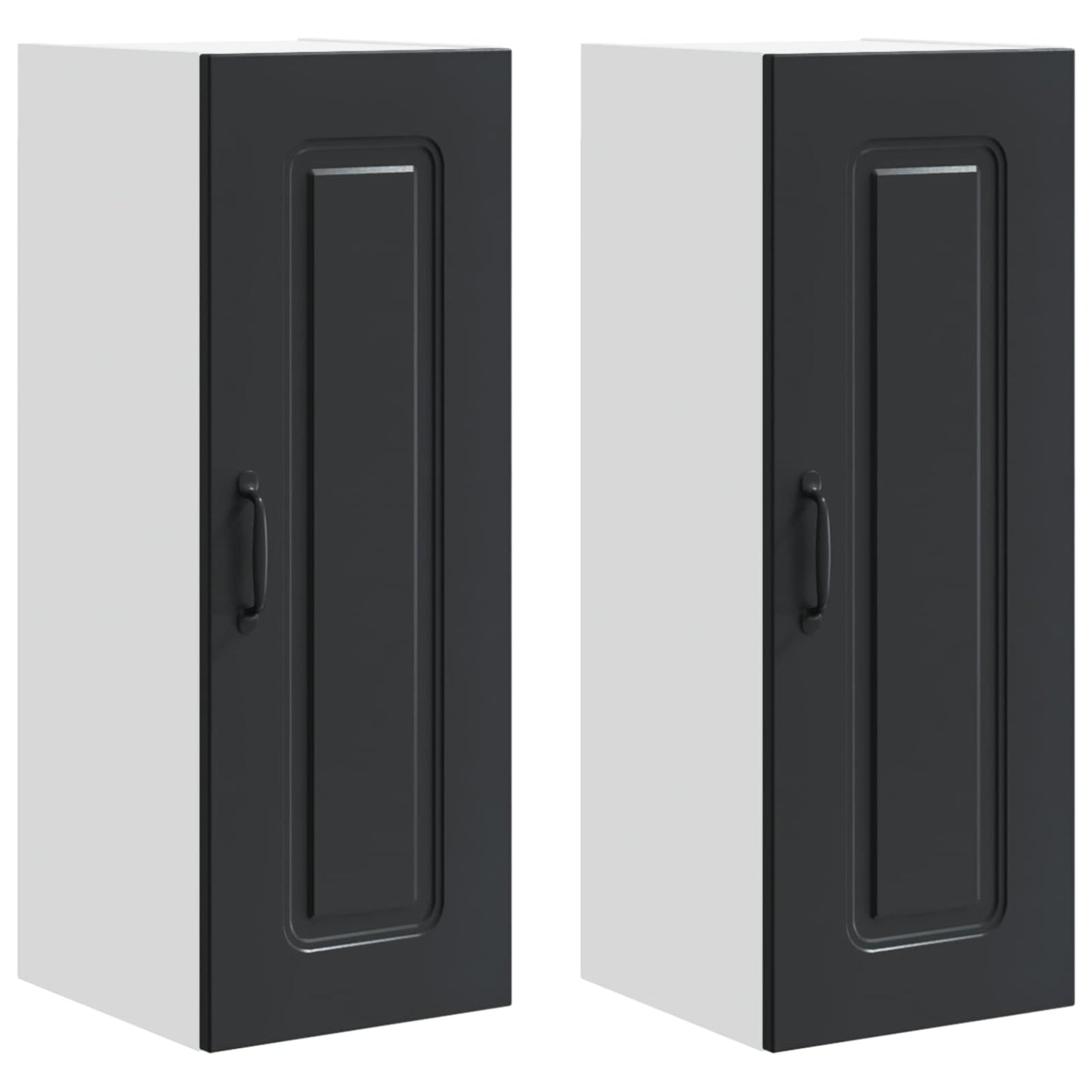 Mobile da cucina Kalmar 2 pcs Nero 30 x 31 x 80 cm