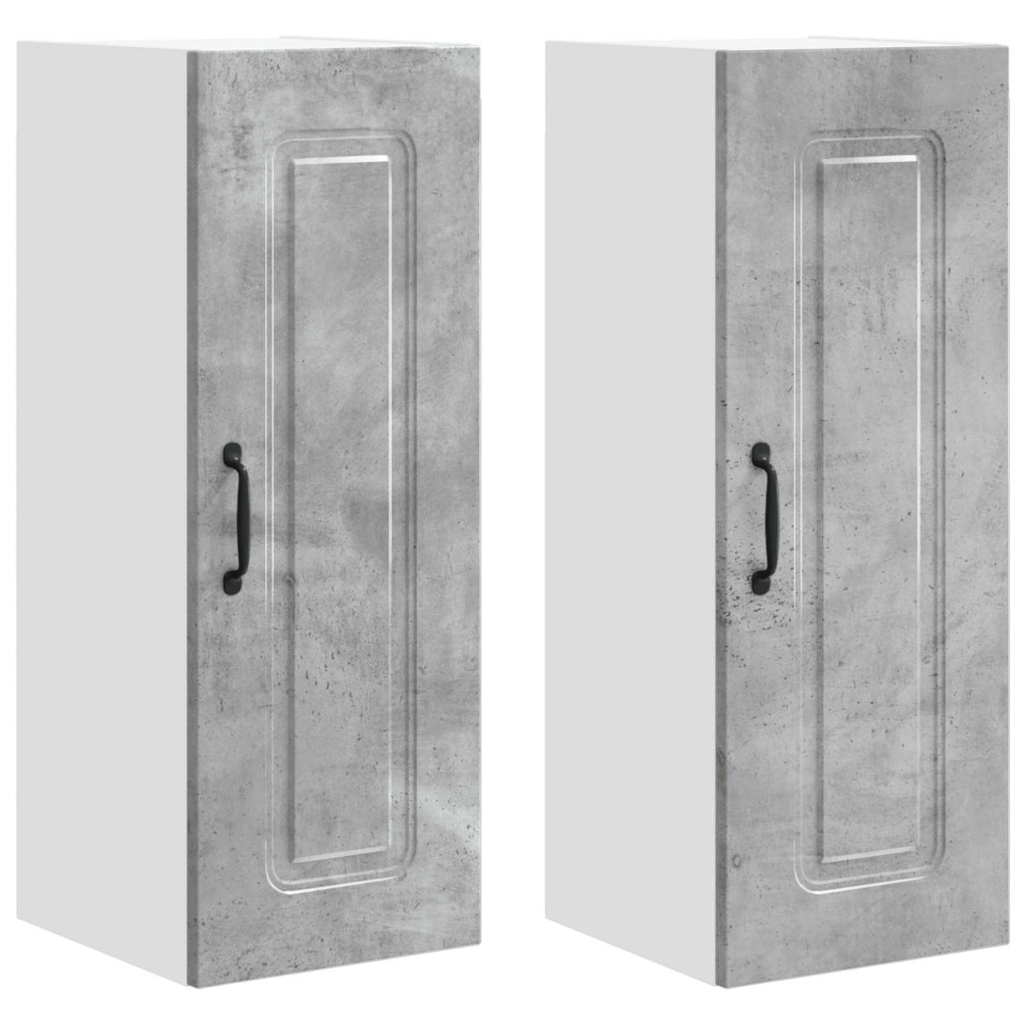 Mobile da cucina Kalmar 2 pcs Grigio cemento 30 x 31 x 80 cm