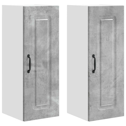 Mobile da cucina Kalmar 2 pcs Grigio cemento 30 x 31 x 80 cm
