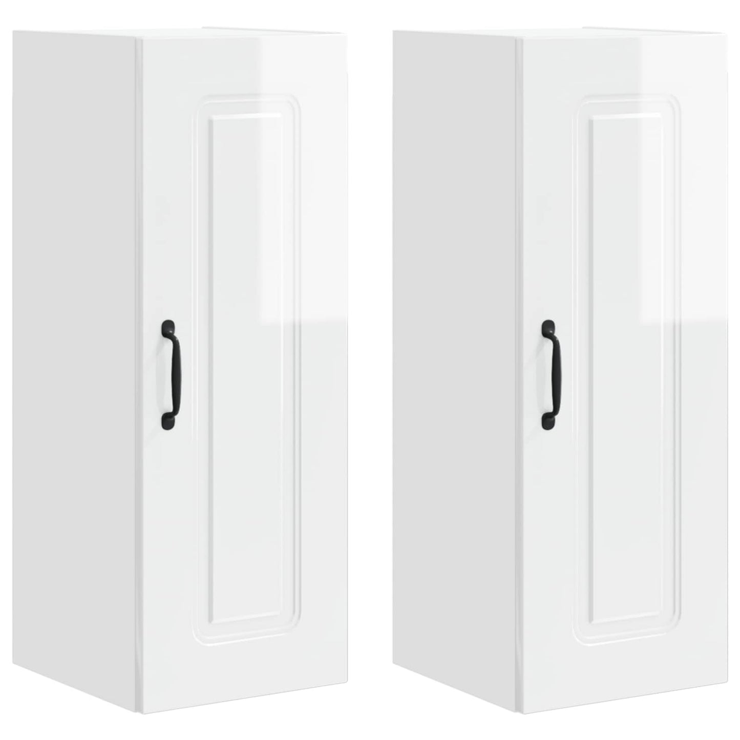 Mobile da cucina Kalmar 2 pcs Bianco Lucido 30 x 31 x 80 cm
