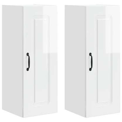 Mobile da cucina Kalmar 2 pcs Bianco Lucido 30 x 31 x 80 cm