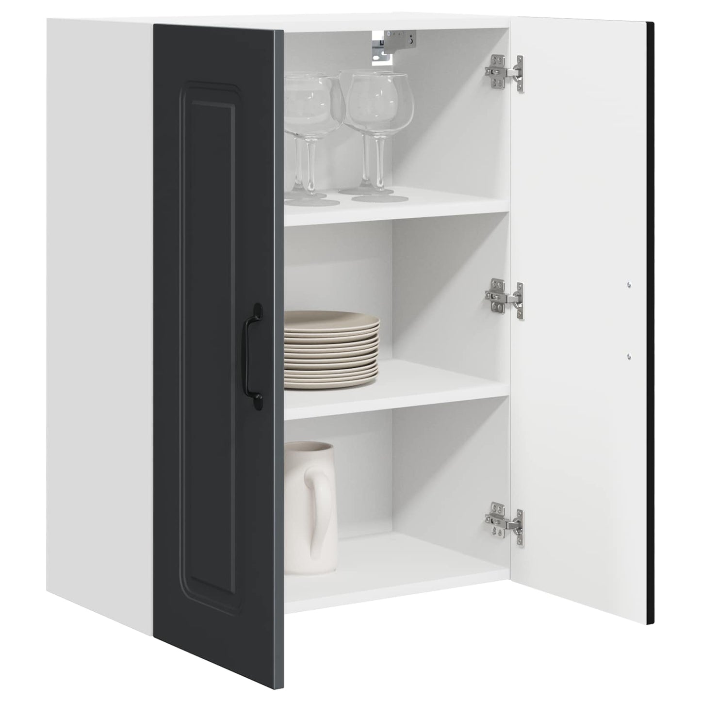 Mobile da cucina Kalmar Nero 60 x 31 x 80 cm Legno multistrato