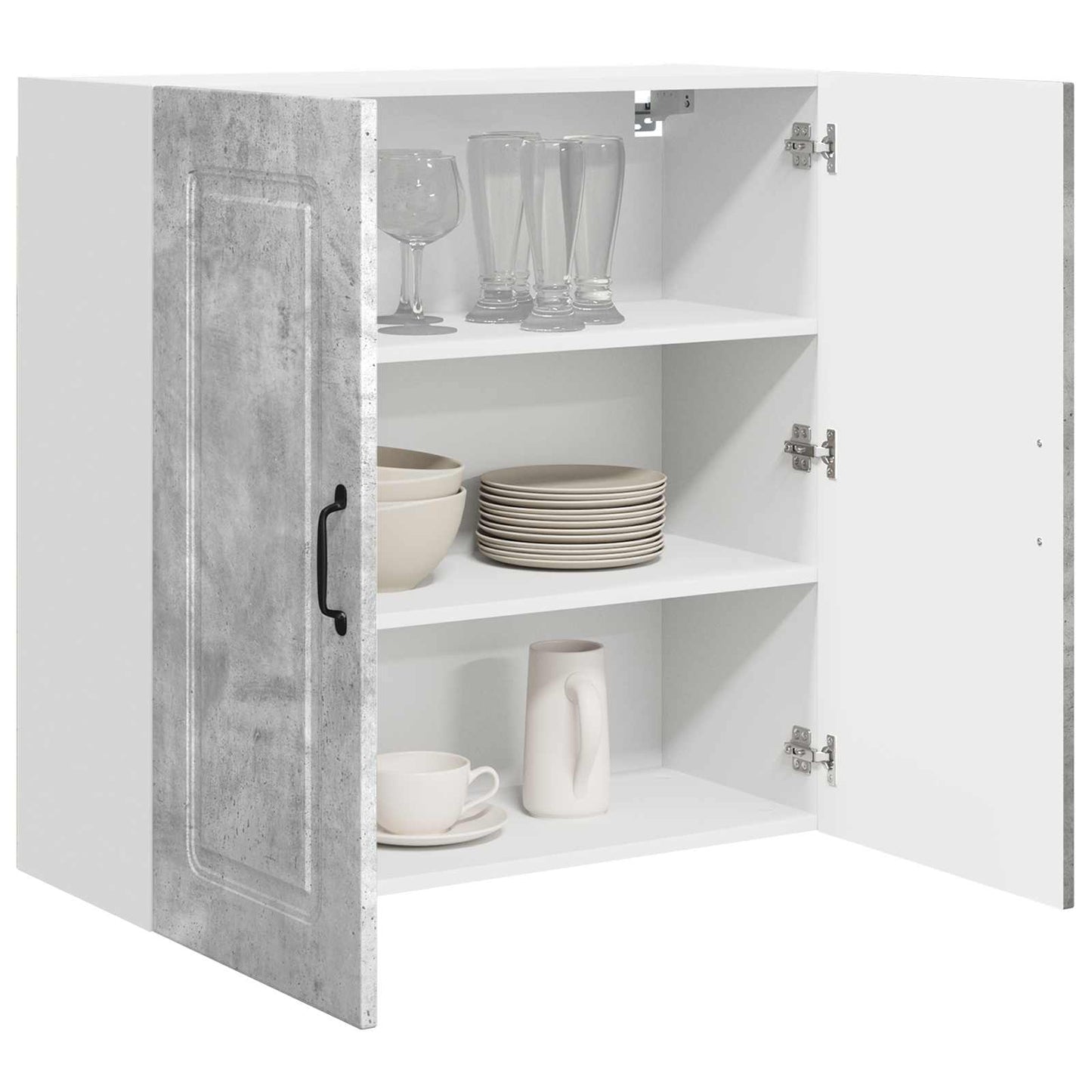Mobile da cucina Kalmar Grigio cemento 80 x 31 x 80 cm