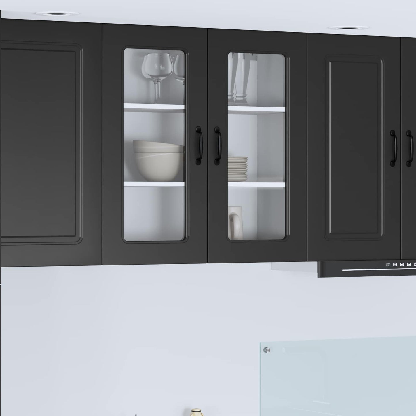 Mobile da cucina Kalmar Nero 80 x 31 x 80 cm Legno multistrato