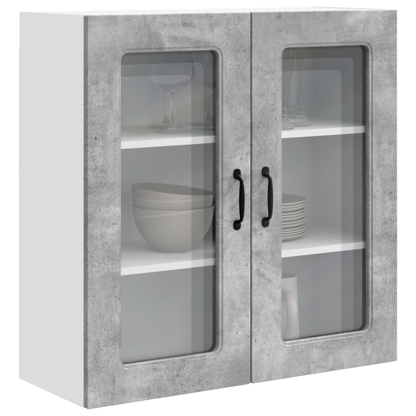 Mobile da cucina Kalmar Grigio cemento 80 x 31 x 80 cm