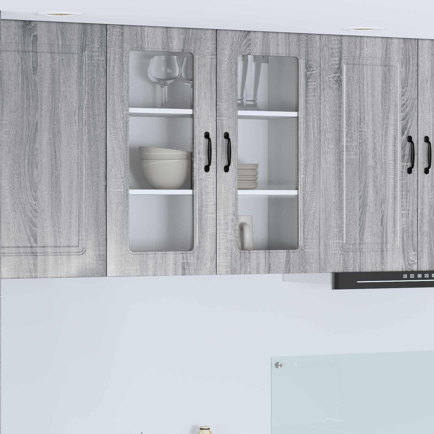 Mobile da cucina Kalmar Grigio Sonoma 80 x 31 x 80 cm