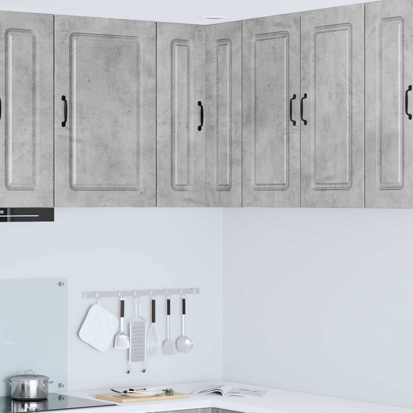 Mobile da cucina Kalmar Grigio cemento 57 x 57 x 80 cm