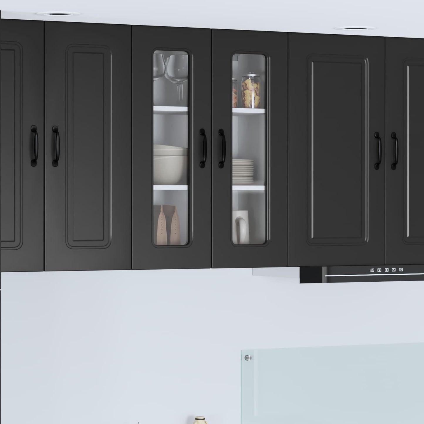Mobile da cucina Kalmar Nero 60 x 31 x 80 cm Legno multistrato