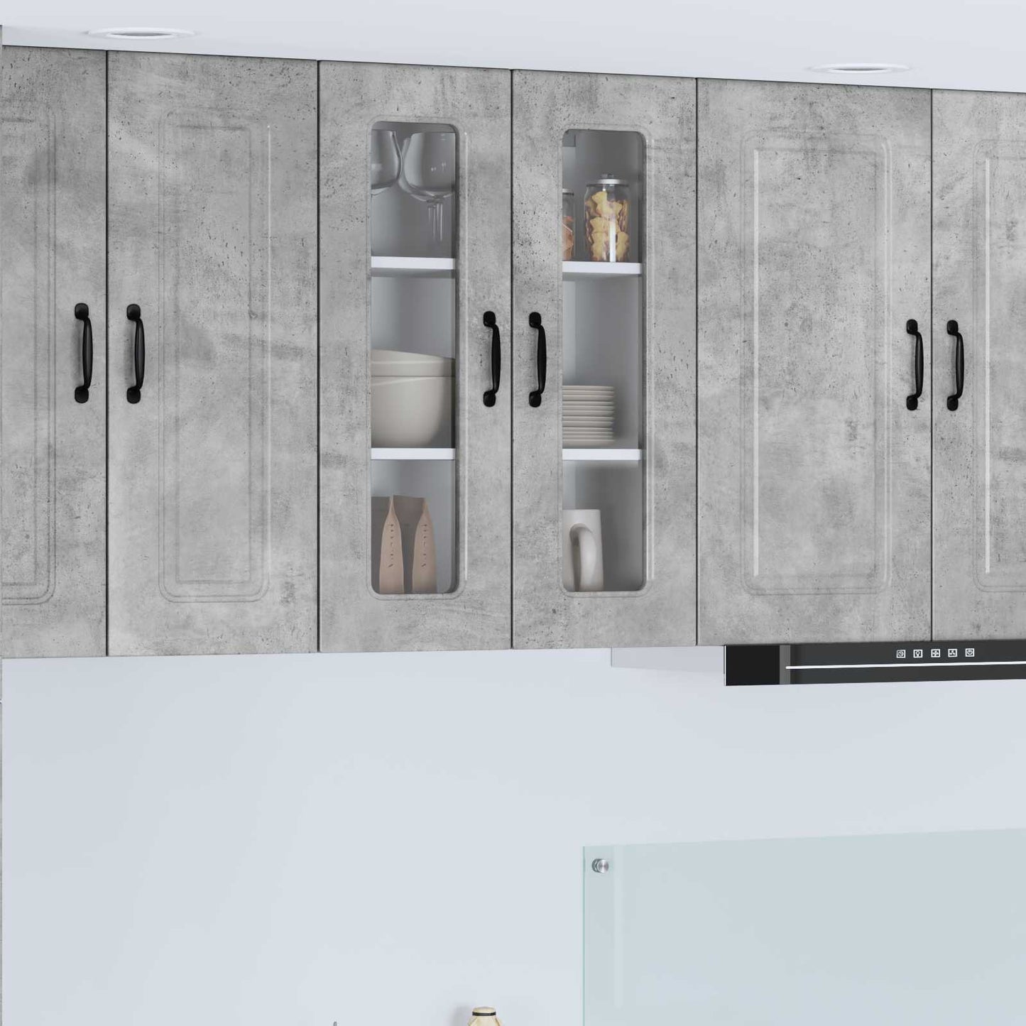 Mobile da cucina Kalmar Grigio cemento 60 x 31 x 80 cm