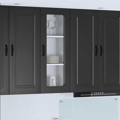 Mobile da cucina Kalmar Nero 40 x 31 x 100 cm Legno multistrato