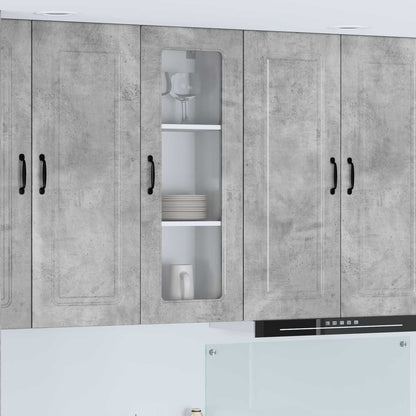 Mobile da cucina Kalmar Grigio cemento 40 x 31 x 100 cm