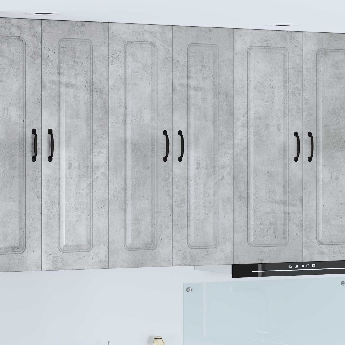 Mobile da cucina Kalmar Grigio cemento 60 x 31 x 100 cm